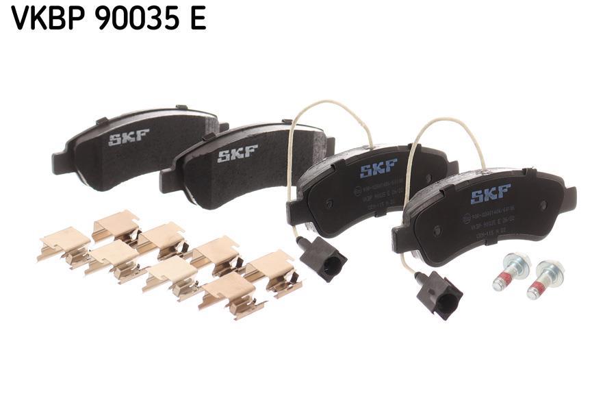Jeu de 4 plaquettes de frein SKF ref. VKBP 90035 E